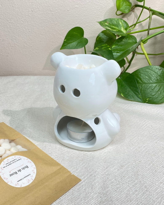 Brûle-parfum en céramique Ourson - Sélection | Lumineuses Créations