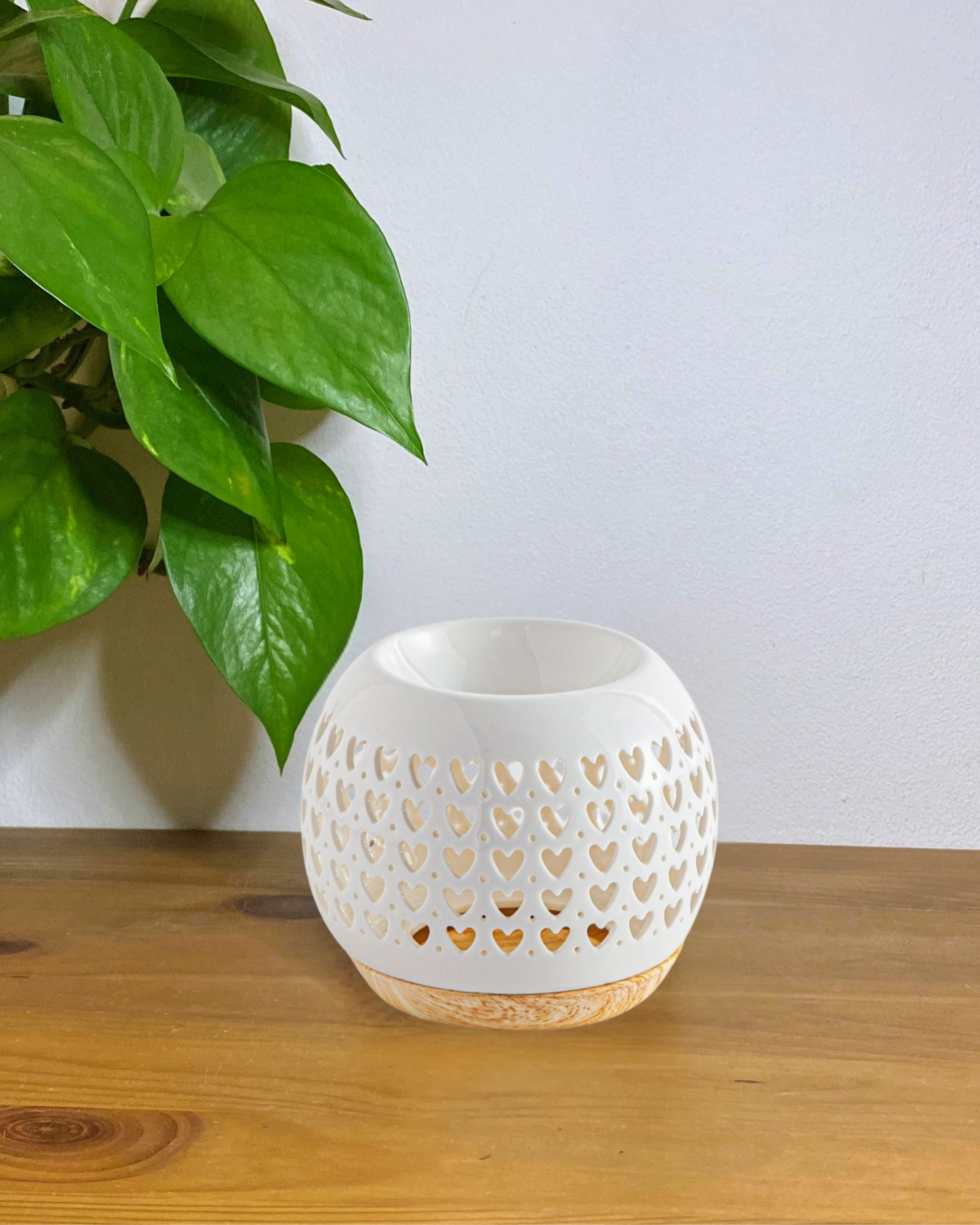 Brûle-parfum en céramique Coeur - Sélection | Lumineuses Créations