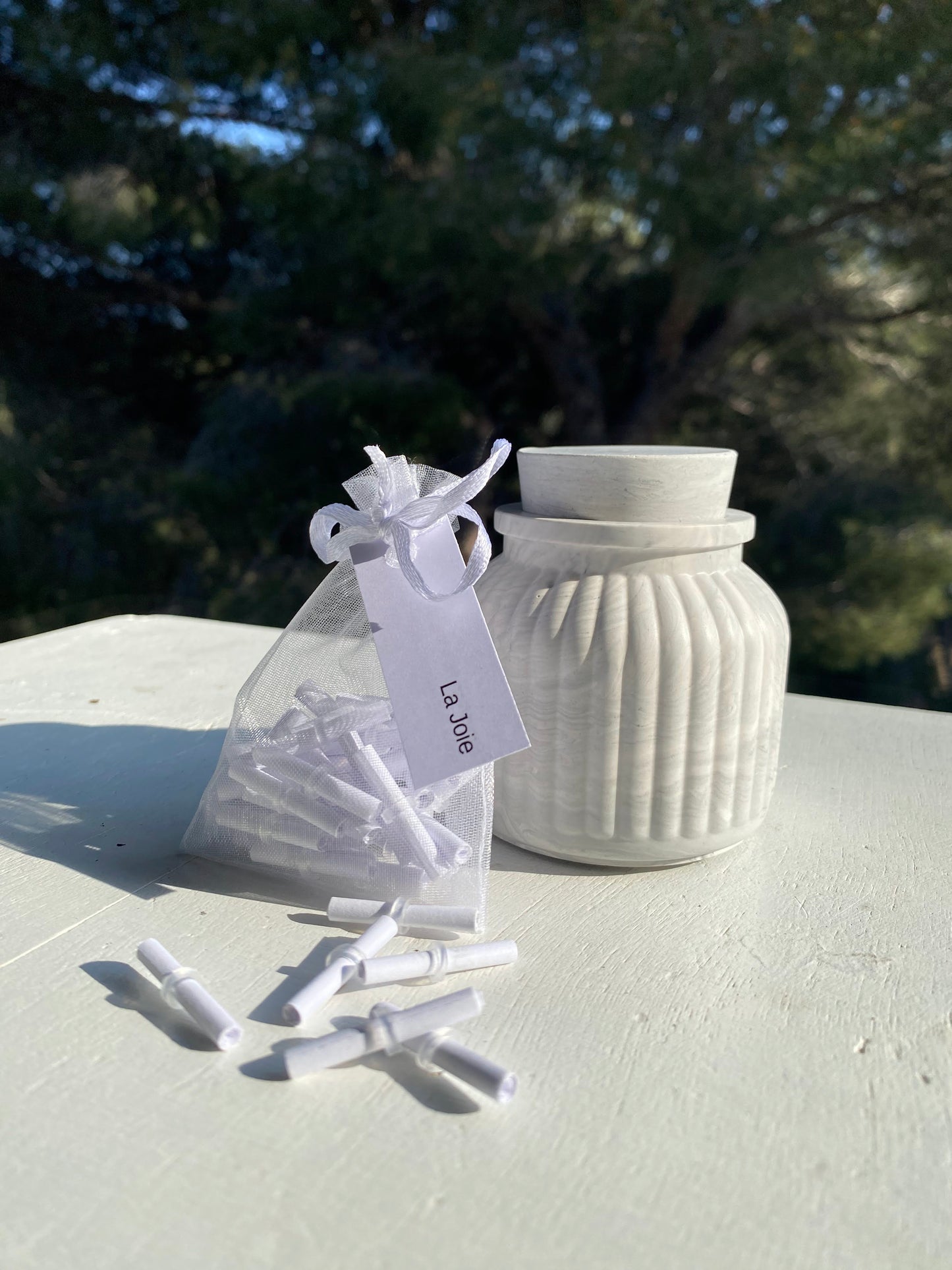 Pot à messages Pièce unique + 1 sachet de 30 messages inspirants - Thème au choix
