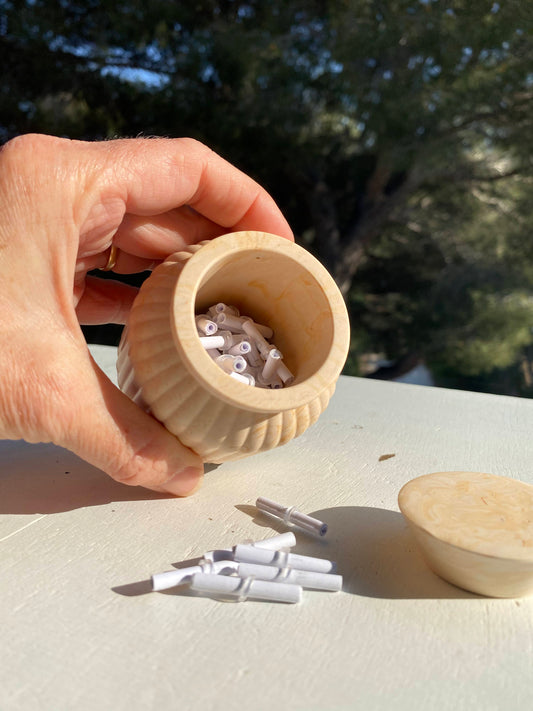 Pot à messages + 1 sachet de 30 messages | Lumineuses Créations