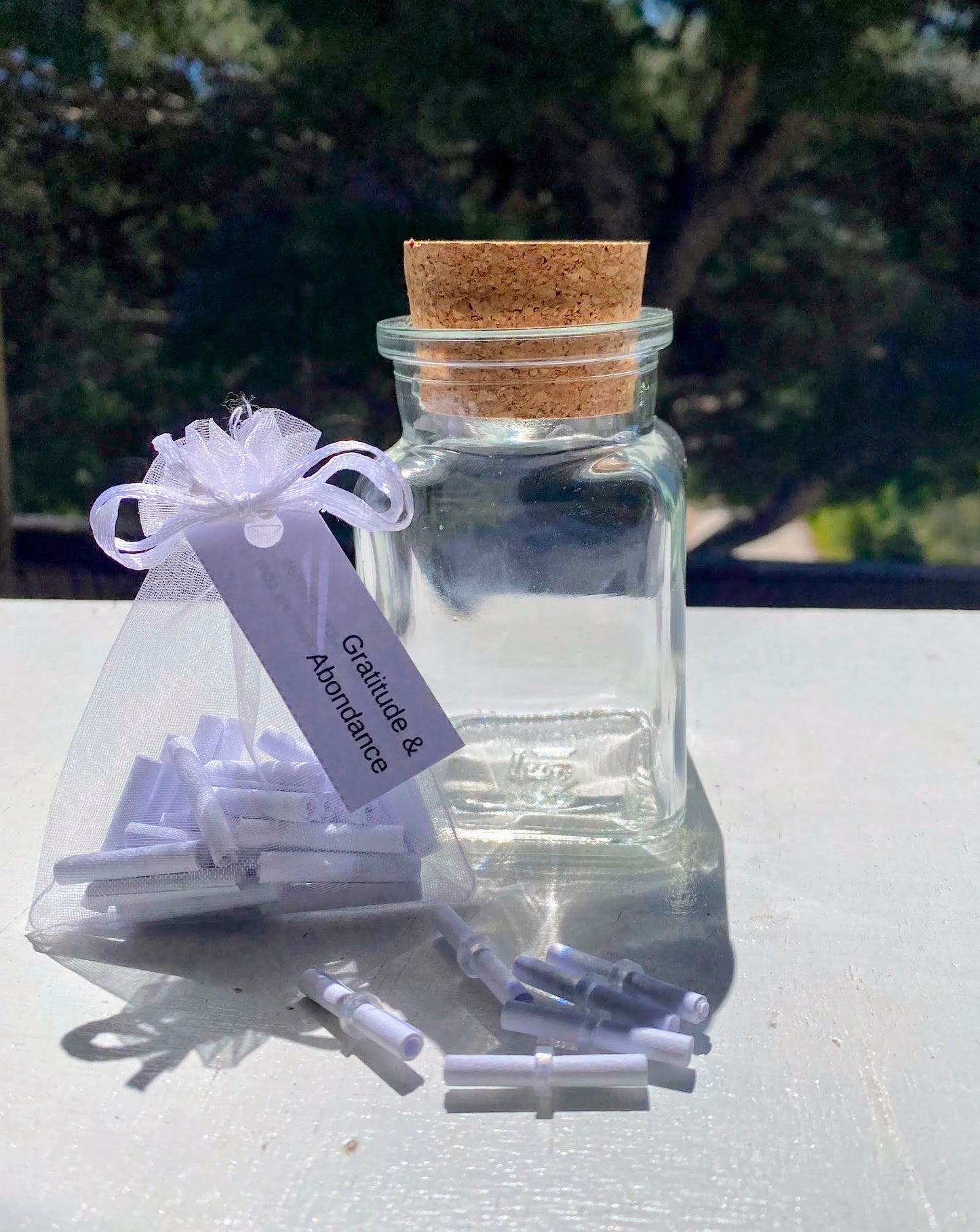 Pot à messages + 1 sachet de 30 messages - Thème au choix