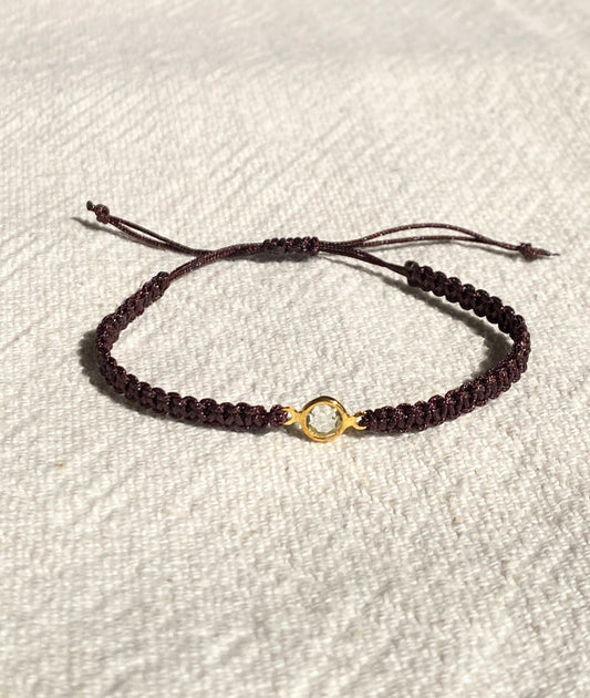 Bracelet fin en macramé - Édition limitée | Lumineuses Créations