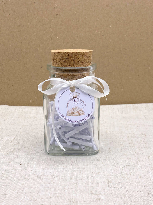 Pot à messages + 90 messages | Élever son énergie & son état d'esprit