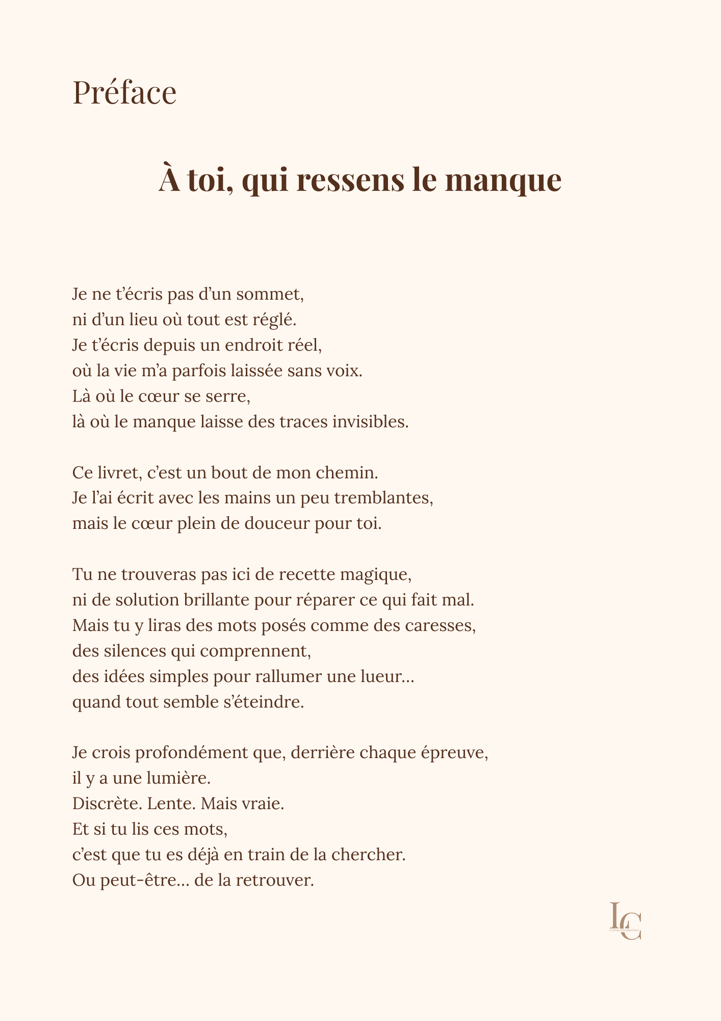 NOUVEAU - Ebook “Là où le manque devient lumière” – un chemin doux vers la paix intérieure - PRIX DE LANCEMENT