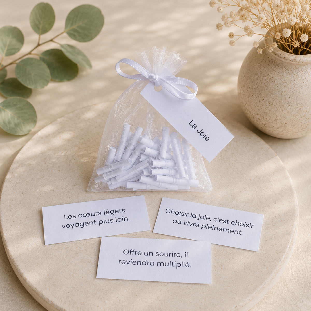 LA JOIE - Sachet 30 messages inspirants à piocher