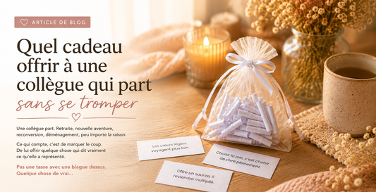 Quel cadeau offrir à une collègue qui part, sans se tromper