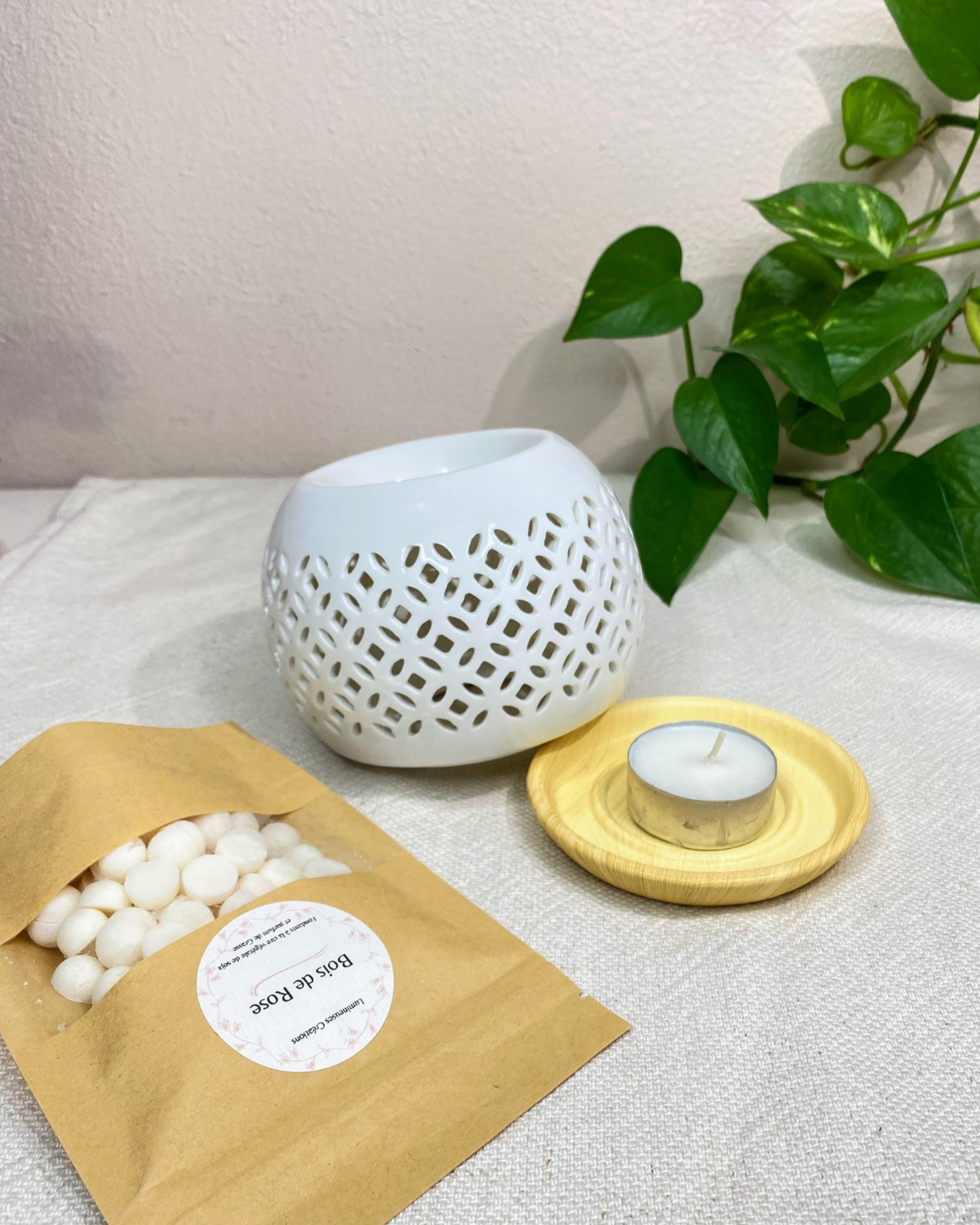 Brûle-parfum en céramique - Qianbi