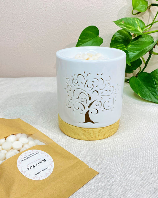 Brûle-parfum en céramique - Arbre de Vie