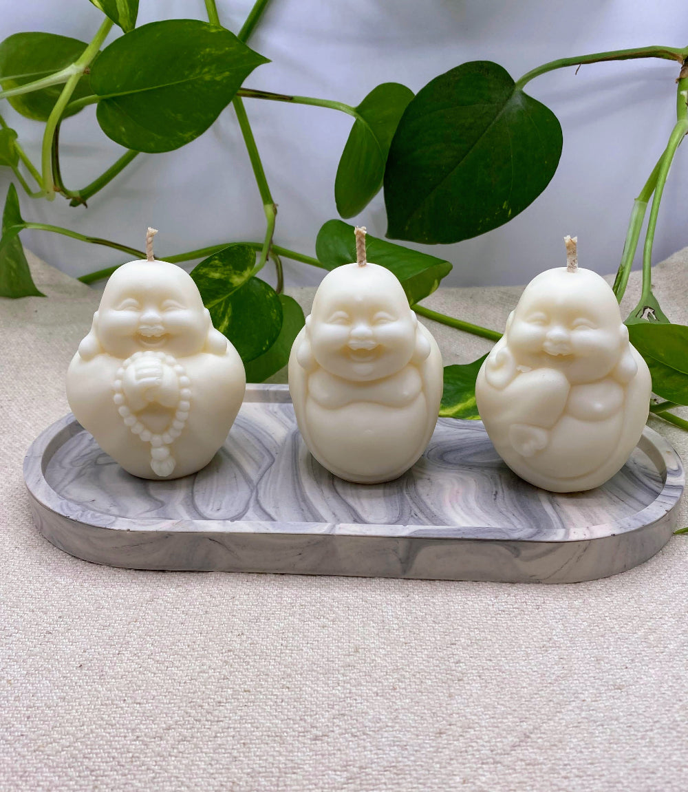 Bougie Bouddha Rieur