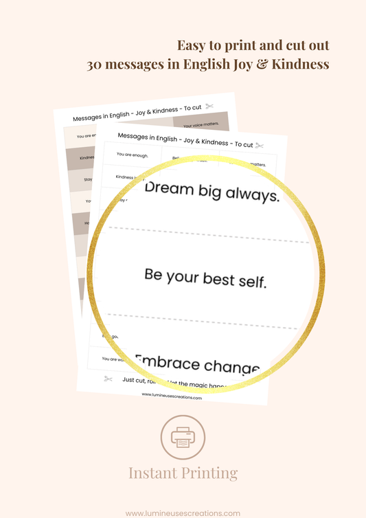 JOY & KINDNESS - 30 inspirational messages (digital version) | Download