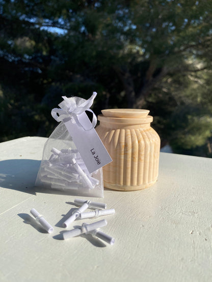 Pot à messages Pièce unique + 1 sachet de 30 messages inspirants - Thème au choix