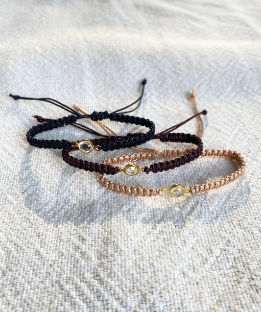 Bracelet fin en macramé  - Édition limitée