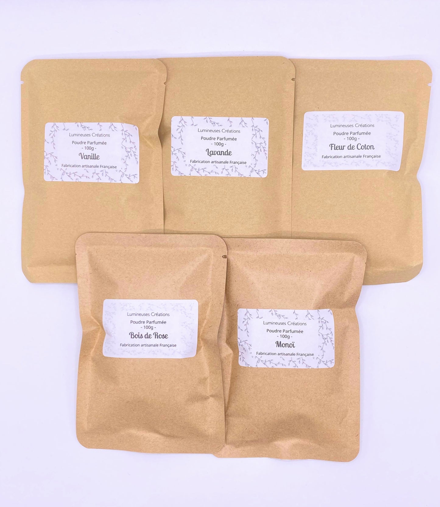 Poudre Parfumée Assainissante - MONOÏ | Lumineuses Créations