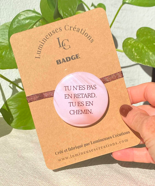 Badge à messages - 58 mm
