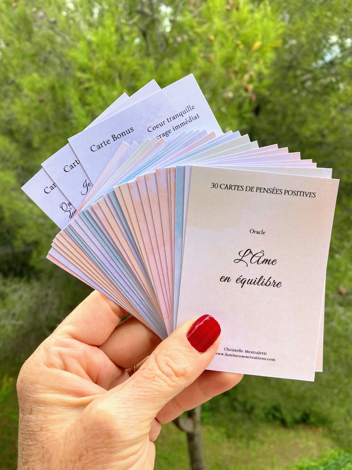 Oracle - Pensées positives - L'Âme en équilibre - à imprimer