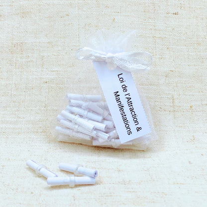 LOI DE L'ATTRACTION & MANIFESTATION - Sachet 30 messages inspirants à piocher