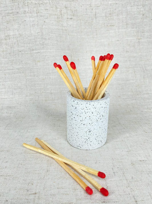 Petit pot haut - Granit gris