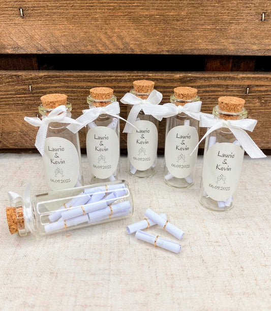 Cadeaux invités - Mini bouteille de messages