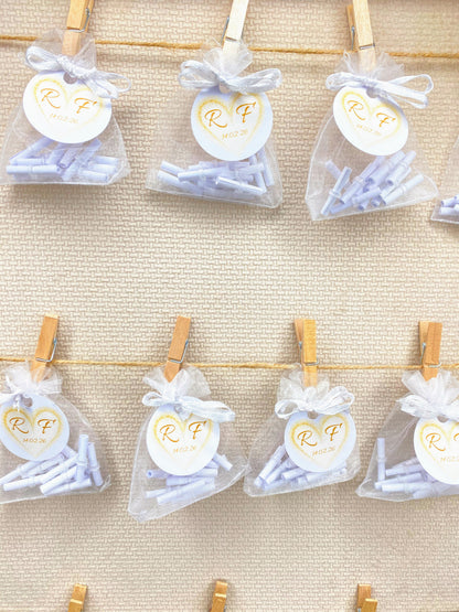 Cadeaux invités - Sachets de 12 messages