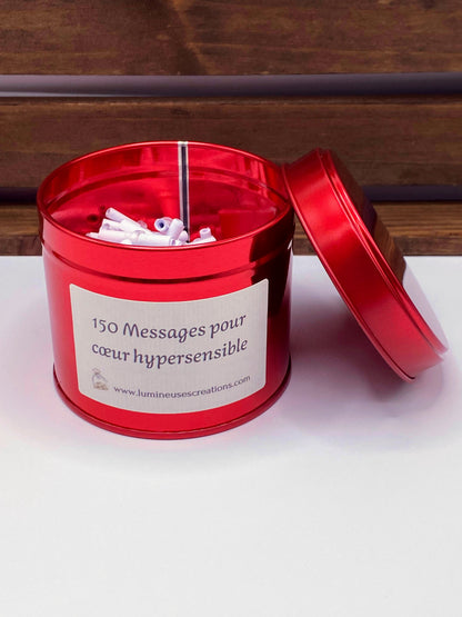 Pot à messages - 150 messages pour coeur hypersensible