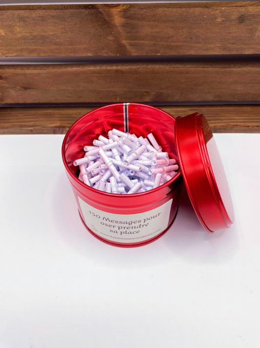 Pot à messages - 150 messages pour OSER PRENDRE SA PLACE