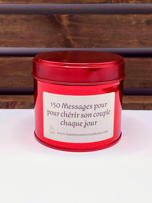 Pot à messages - 150 messages pour CHÉRIR SON COUPLE CHAQUE JOUR