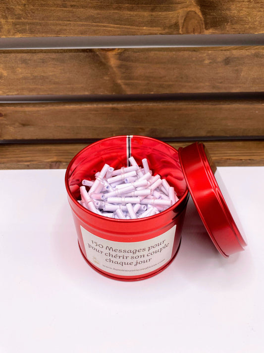 Pot à messages - 150 messages pour CHÉRIR SON COUPLE CHAQUE JOUR
