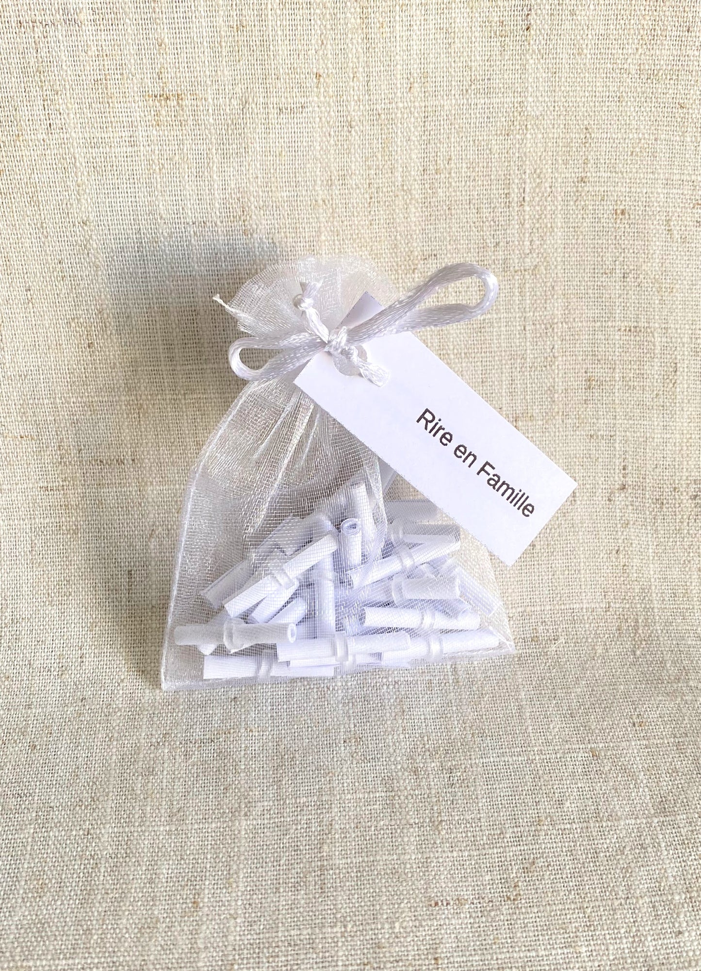 RIRE EN FAMILLE - Sachet de 30 messages inspirants à piocher
