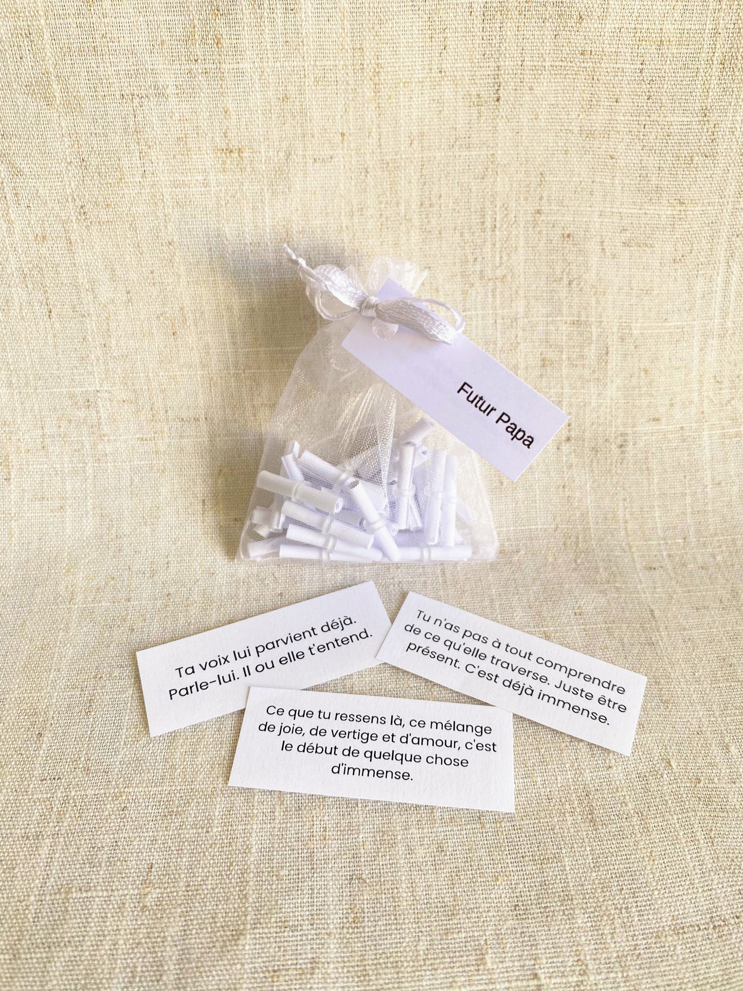 FUTUR PAPA - Sachet 30 messages inspirants à piocher