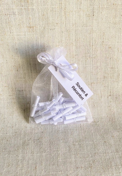 SOUTIEN & RÉCONFORT  - Sachet de 30 messages inspirants à piocher