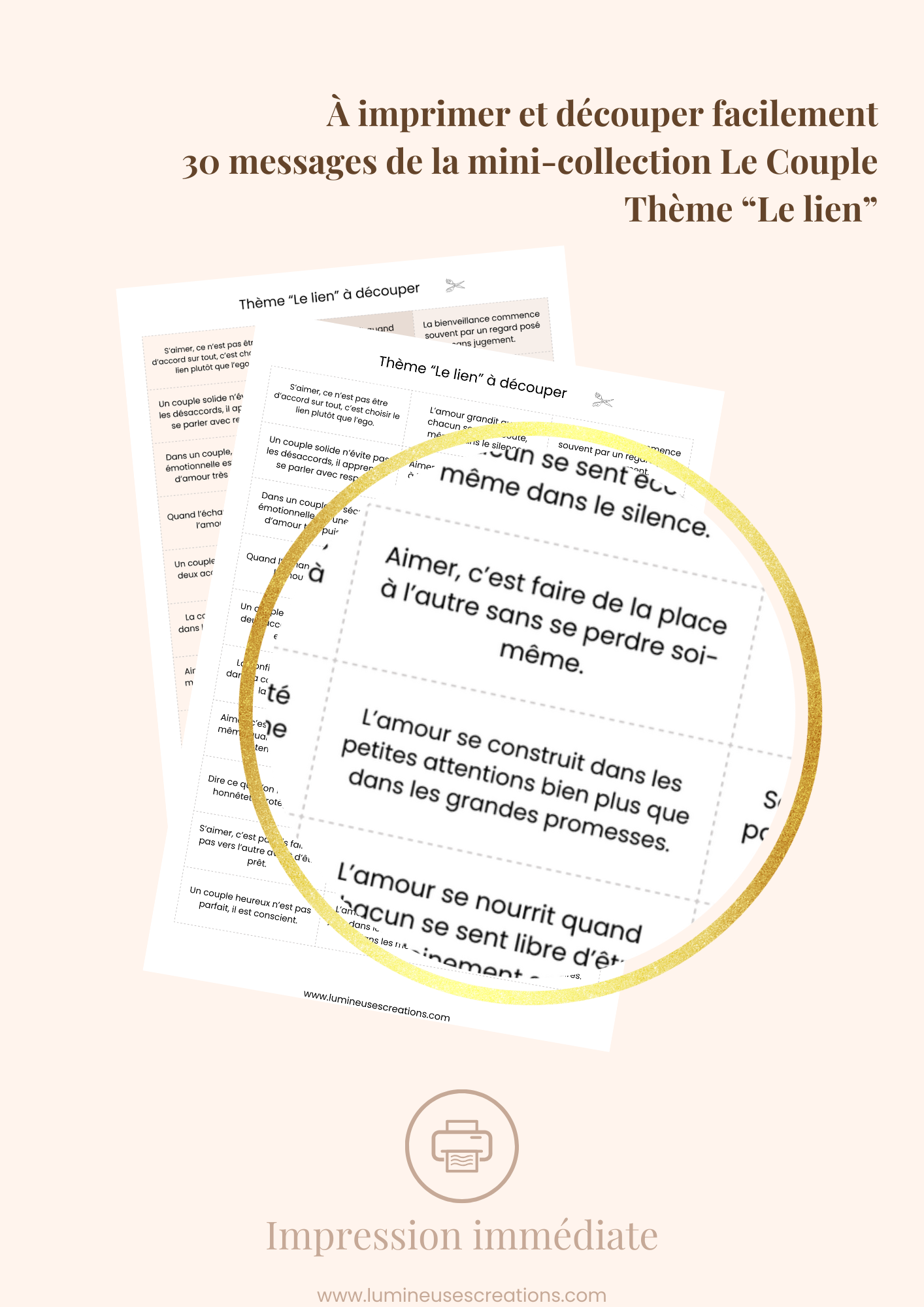 LE LIEN - Messages inspirants (version numérique)