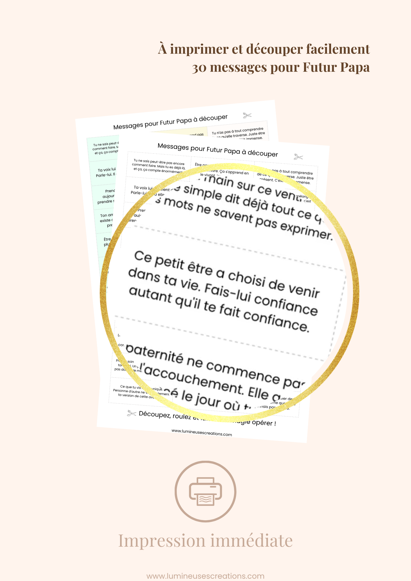 FUTUR PAPA - 30 messages inspirants (version numérique)