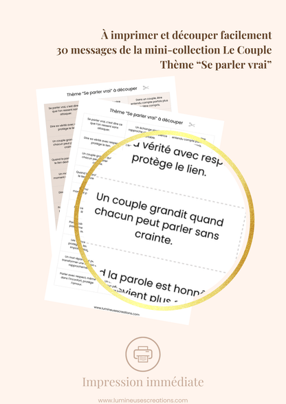 SE PARLER VRAI - Messages inspirants (version numérique)