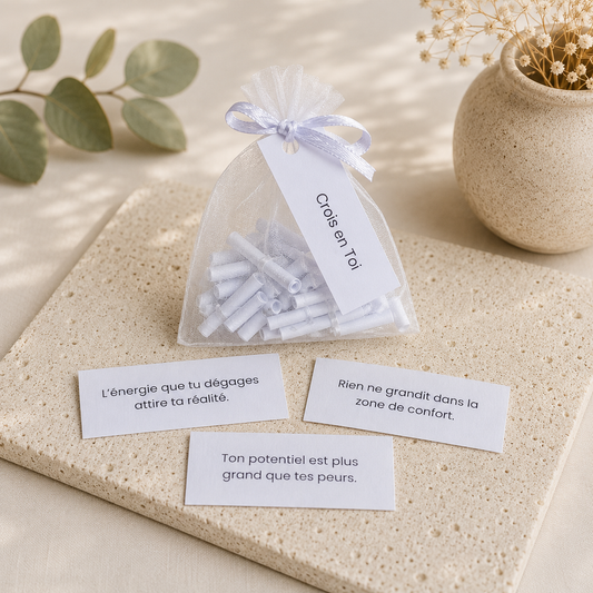 CROIS EN TOI - Sachet 30 messages inspirants à piocher