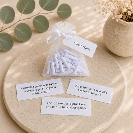 FUTURE MARIÉE - Sachet 30 messages inspirants à piocher