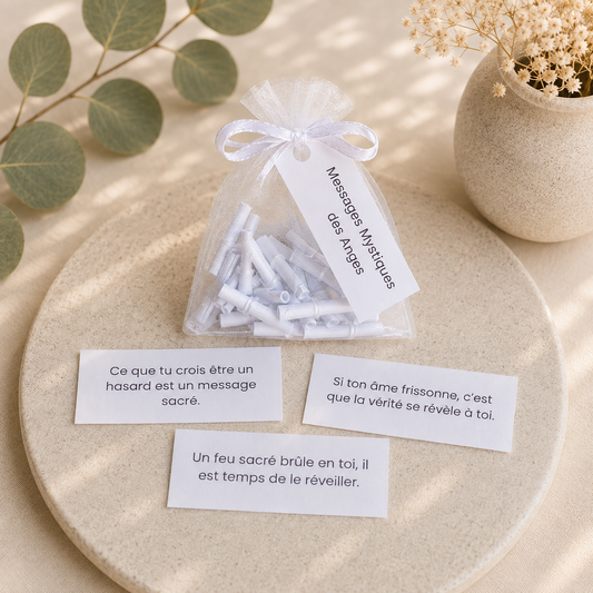 MESSAGES MYSTIQUES DES ANGES - Sachet 30 messages inspirants à piocher