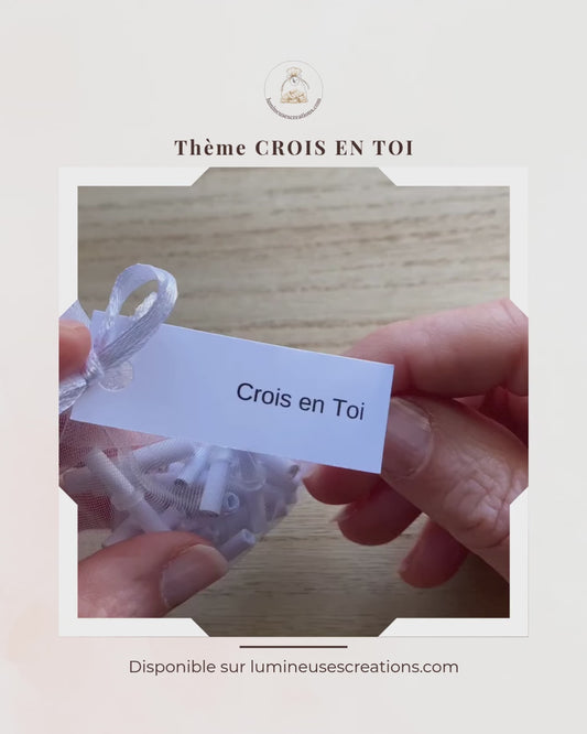 CROIS EN TOI - Sachet 30 messages inspirants à piocher