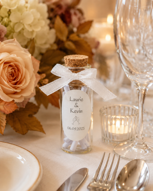 Cadeaux invités - Mini bouteille de messages
